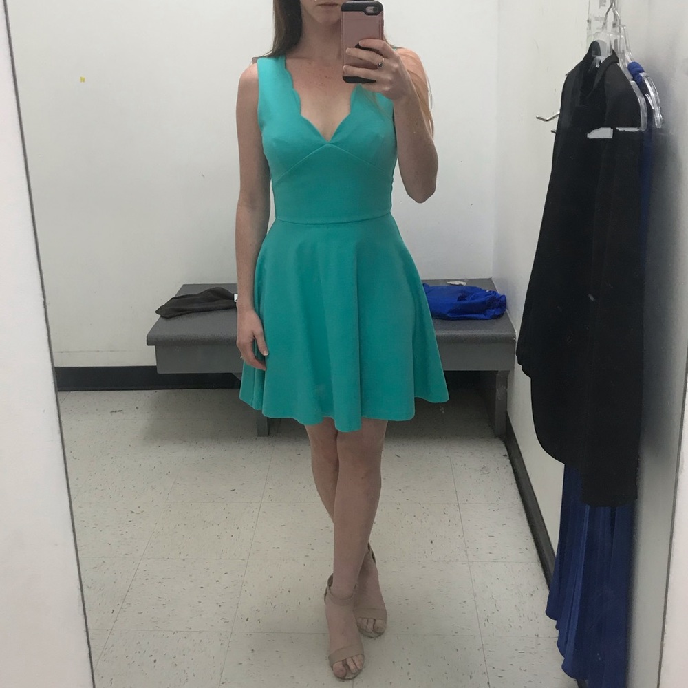 Love...Ady Lighter blue skater dress